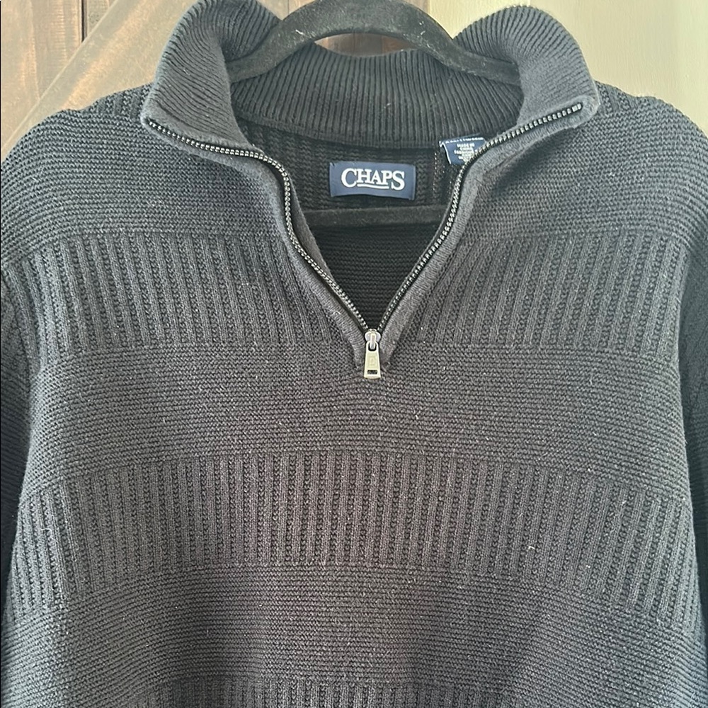 CHAPS Men's Black Sweater